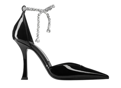 Jimmy Choo Women's Stevie 100 Patent Leather Pumps "Black"