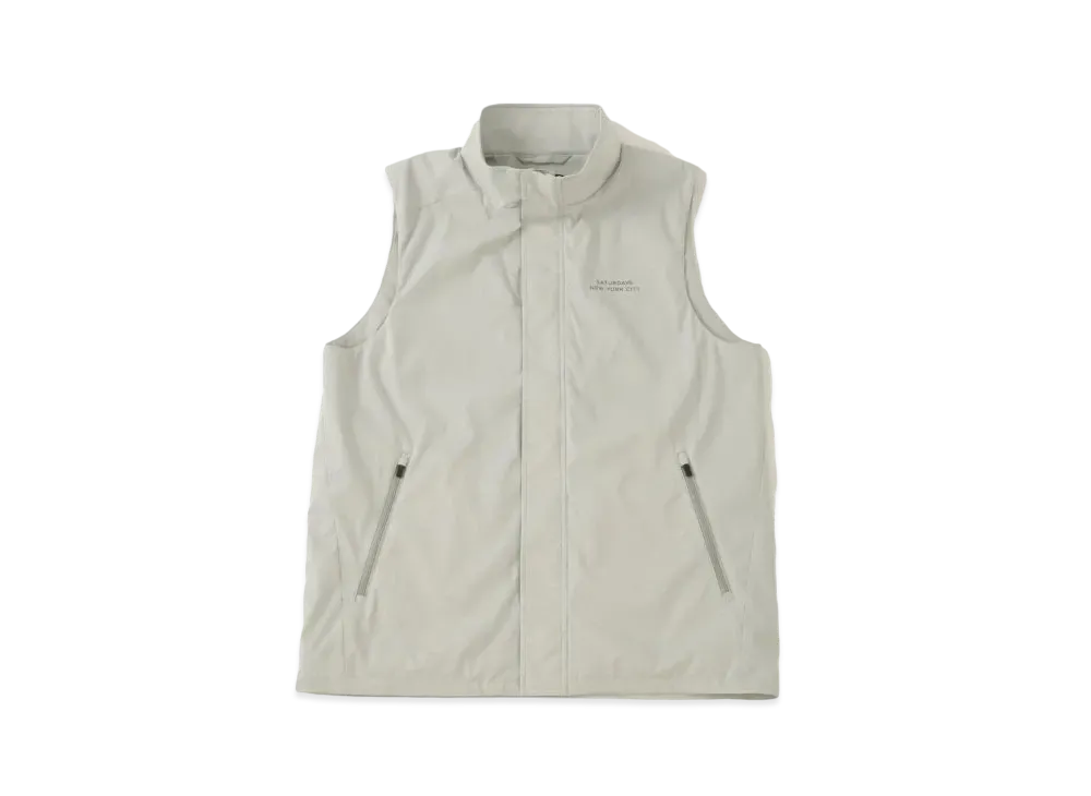 Saturdays NYC Solotex Stretch Rip Octa Lining Vest "Light Grey"
