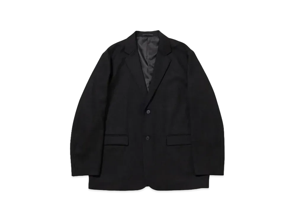 Saturdays NYC Wool Saxony Tailored Jacket "Black"