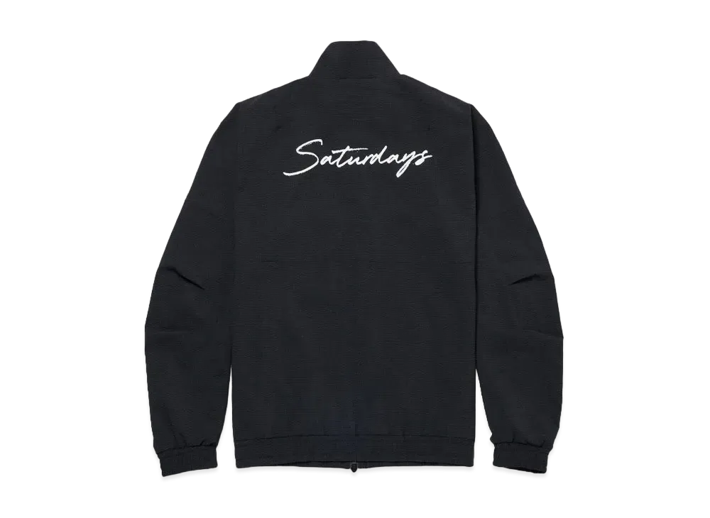 Saturdays NYC Seersucker Blouson "Black"