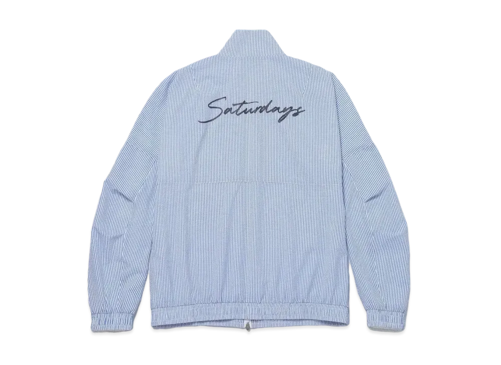 Saturdays NYC Seersucker Blouson "Light Blue"