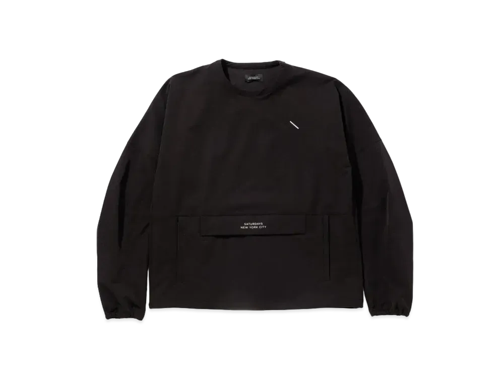 Saturdays NYC Windblock Pullover "Black"