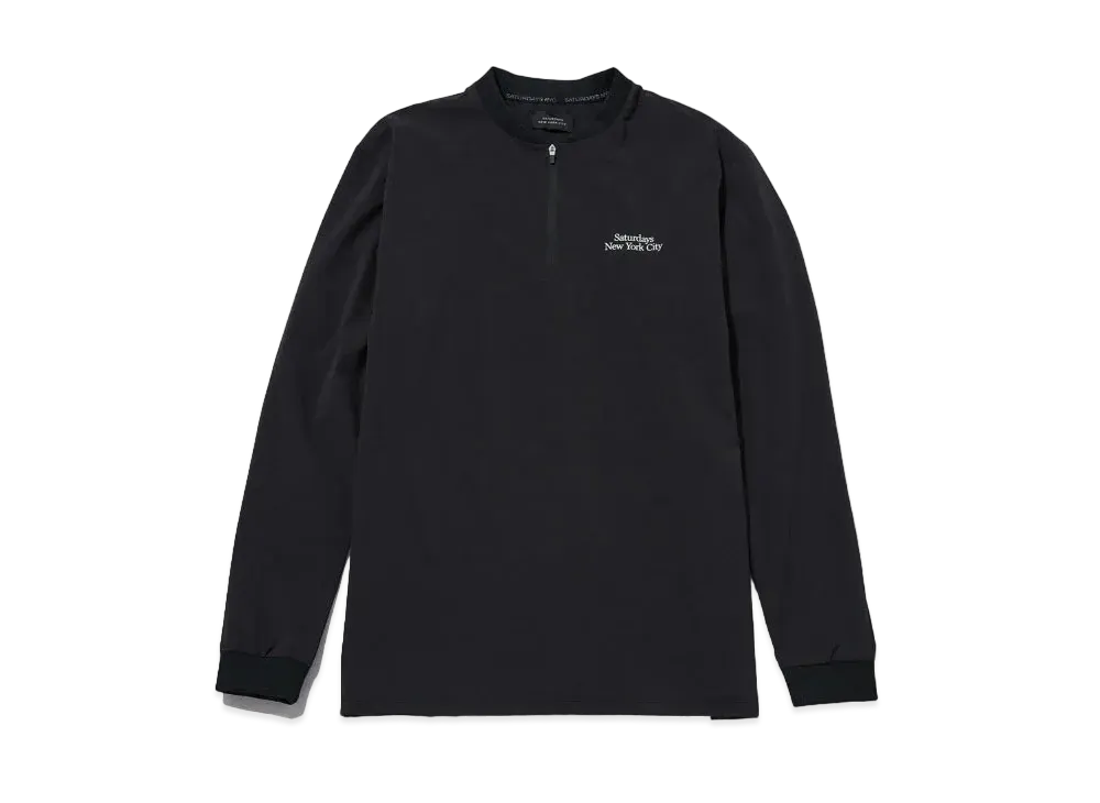 Saturdays NYC Half Zip Jacket "Black"