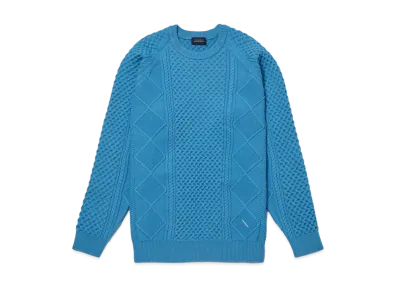 Saturdays NYC Polo Cable Knit "Turquois"