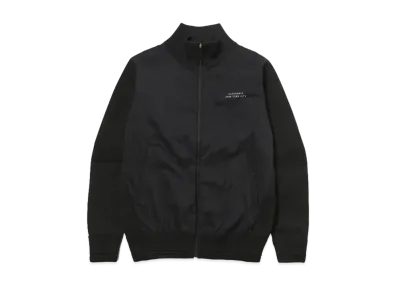 Saturdays NYC Gotham Chest Full Zip Sweater "Black"
