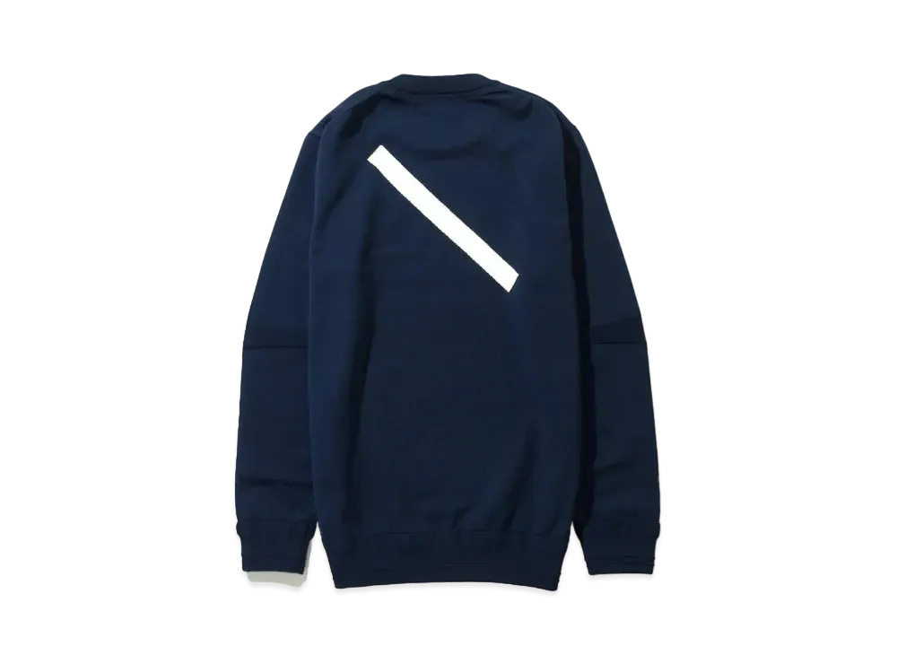 Saturdays NYC Slash Crew Sweater "Navy"