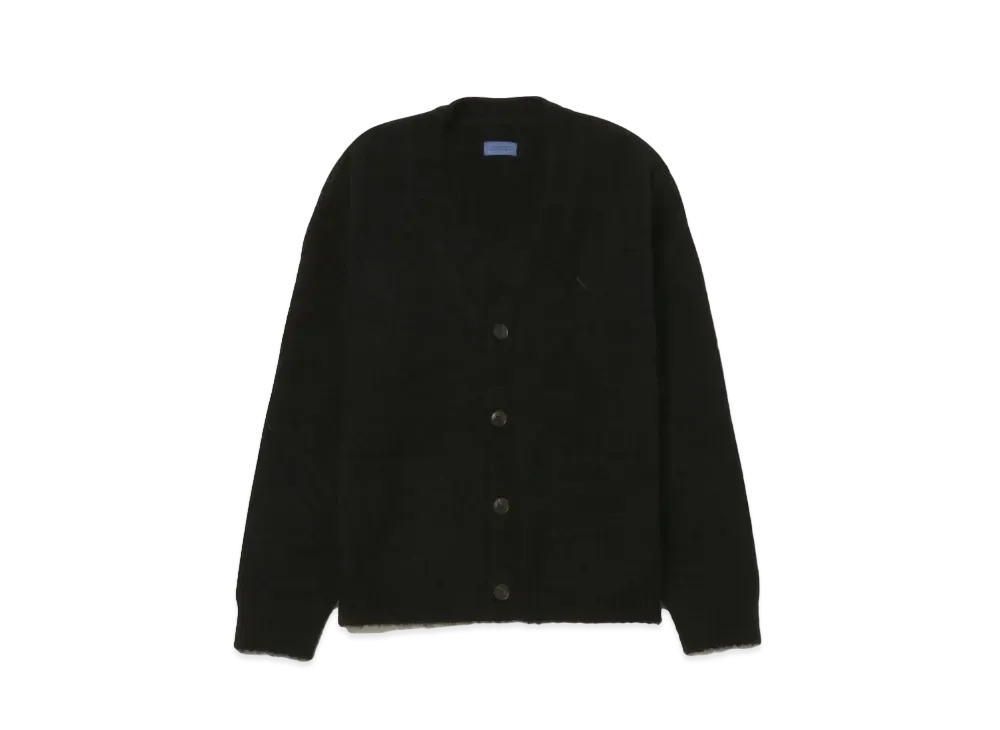 Saturdays NYC Michael Shaggy Wool Cardigan "Black"