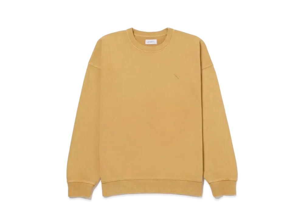Saturdays NYC Pigment Dye Slash Sweat "Mustard"