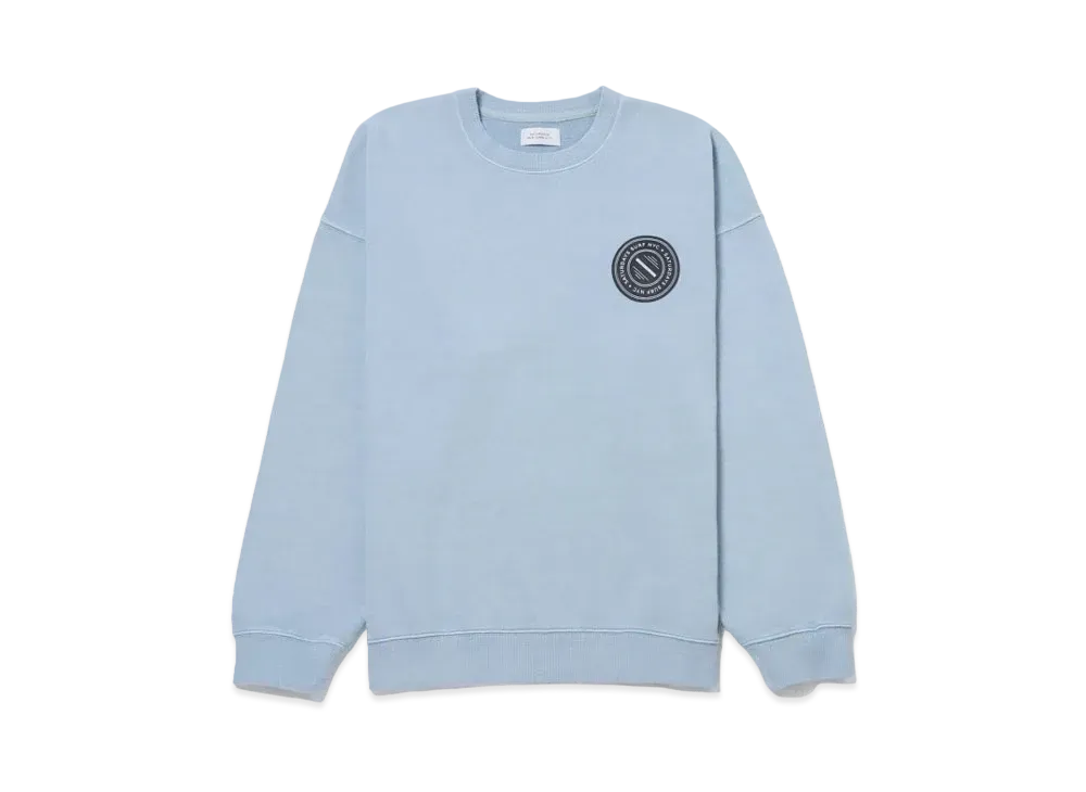 Saturdays NYC Pigment Dye Circle Sweat "Blue"