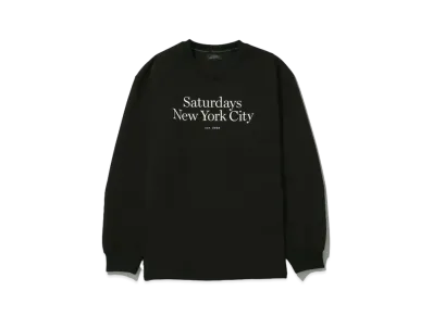 Saturdays NYC Sweat Pullover "Black"