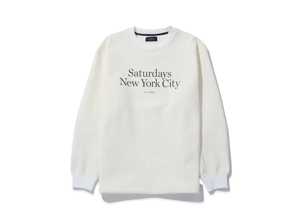 Saturdays NYC Sweat Pullover "White"