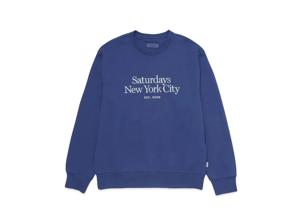 Saturdays NYC Bowery Miller Standard Crew "Blue"