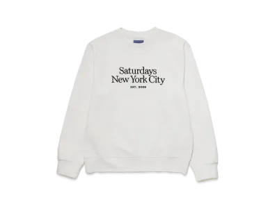 Saturdays NYC Bowery Miller Standard Crew "White"
