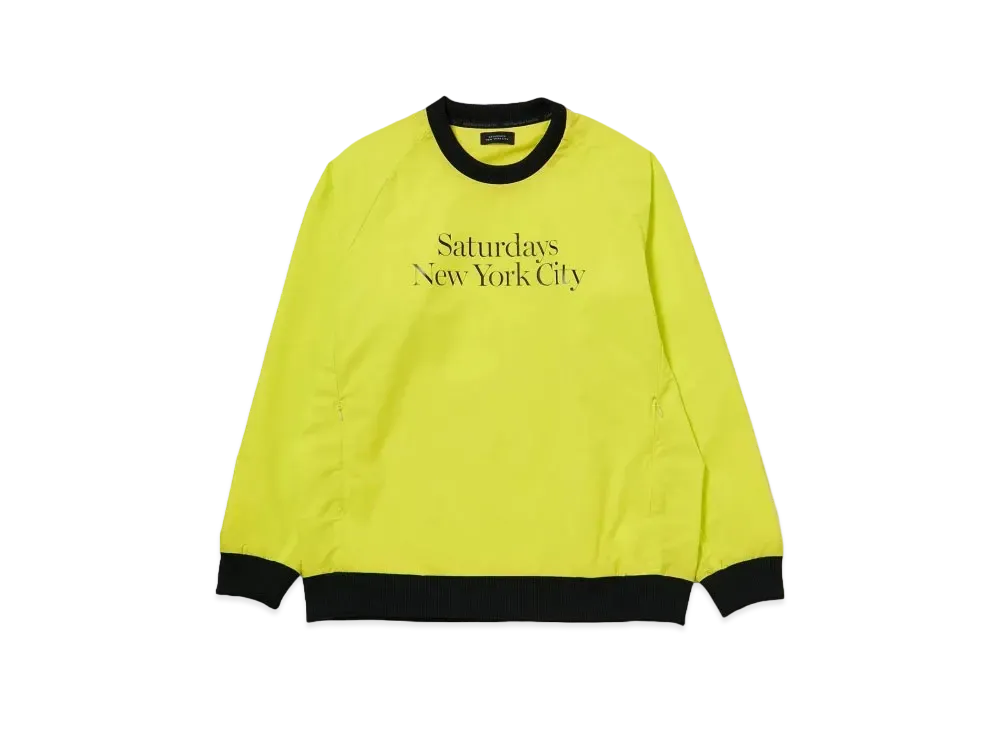 Saturdays NYC Strecth Woven Pullover "Yellow"