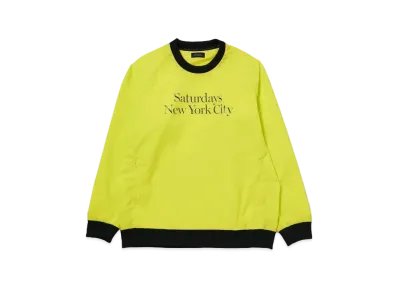 Saturdays NYC Strecth Woven Pullover "Yellow"