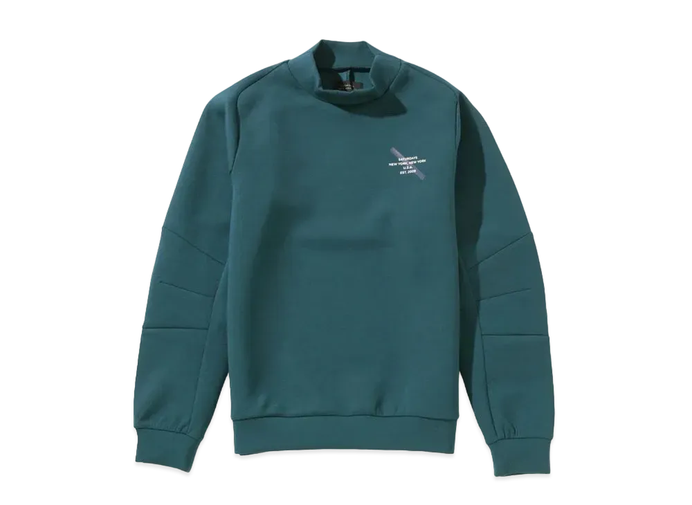Saturdays NYC Lightweight Sweat Mock Neck Top 
