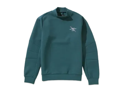 Saturdays NYC Lightweight Sweat Mock Neck Top "Ocean"