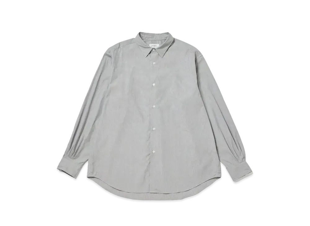 Saturdays NYC Regular Collar Stripe Shirts "Navy"