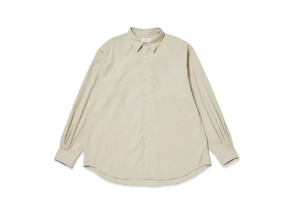 Saturdays NYC Regular Collar Stripe Shirts "Beige"