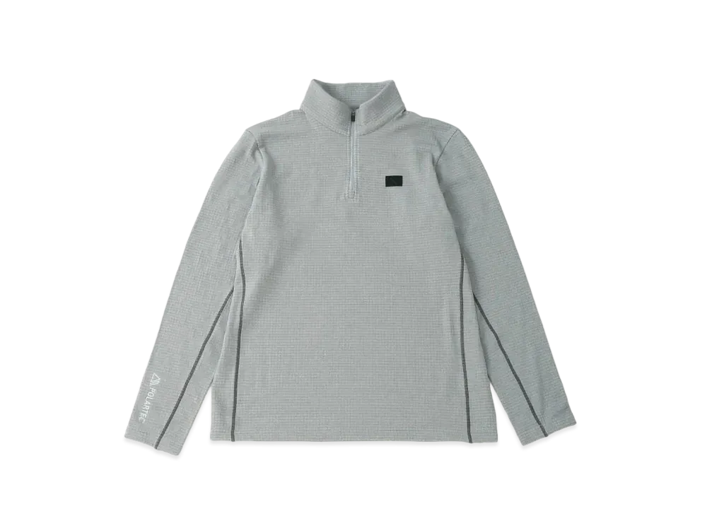 Saturdays NYC Polartec Power Grid Half Zip "Grey"