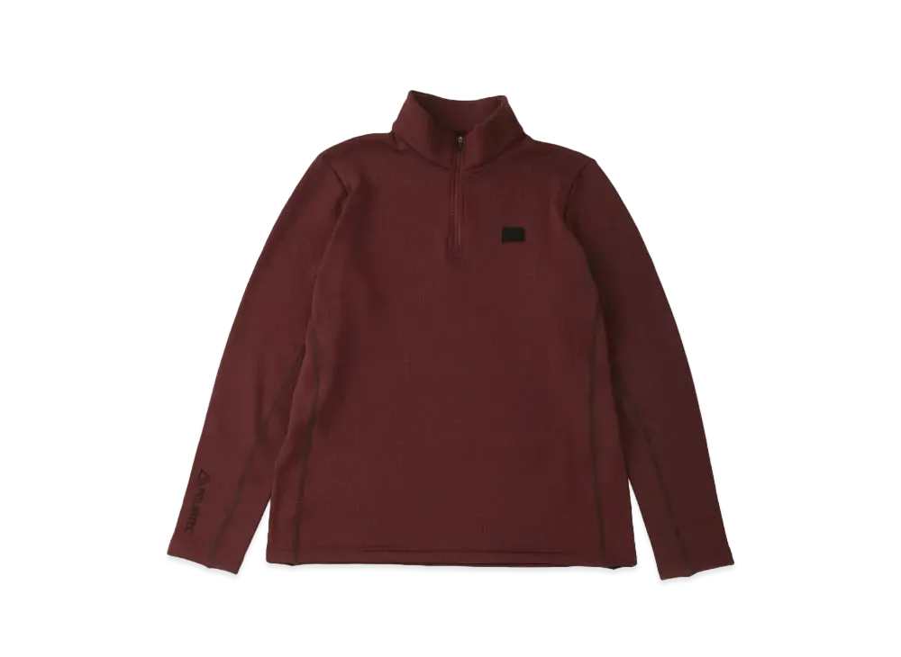 Saturdays NYC Polartec Power Grid Half Zip "Red"