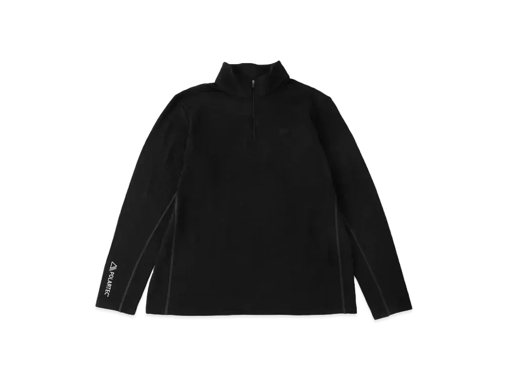 Saturdays NYC Polartec Power Grid Half Zip "Black"