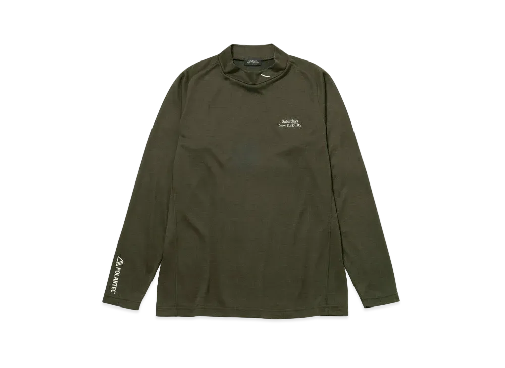 Saturdays NYC Polartec Power Dry Mock LS "Khaki"
