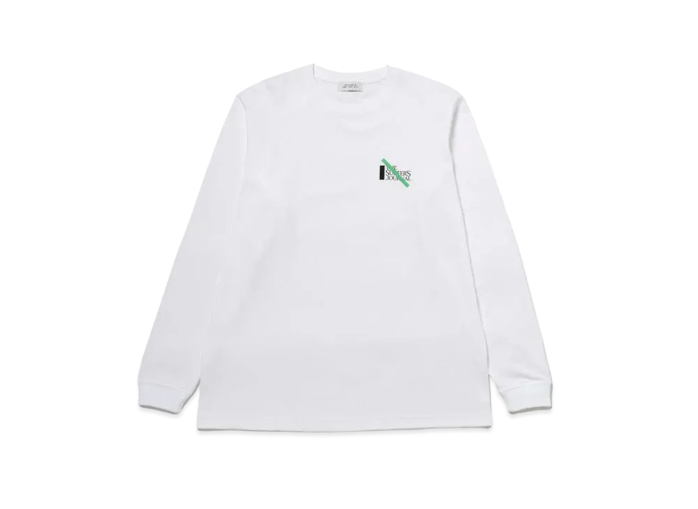 Saturdays NYC x The Surfers Journal Logo LS Tee 2 "White"