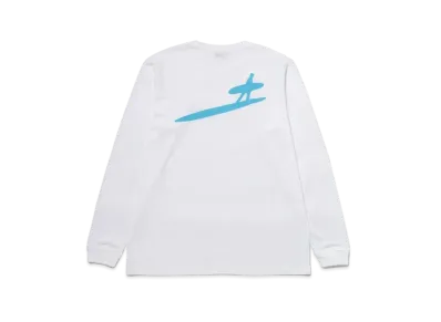 Saturdays NYC x The Surfers Journal Logo LS Tee 1 "White"