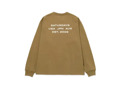 Saturdays NYC Max Weight L/S Tee "Mustard"