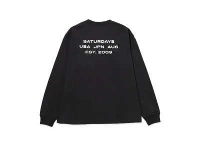 Saturdays NYC Max Weight L/S Tee "Black"