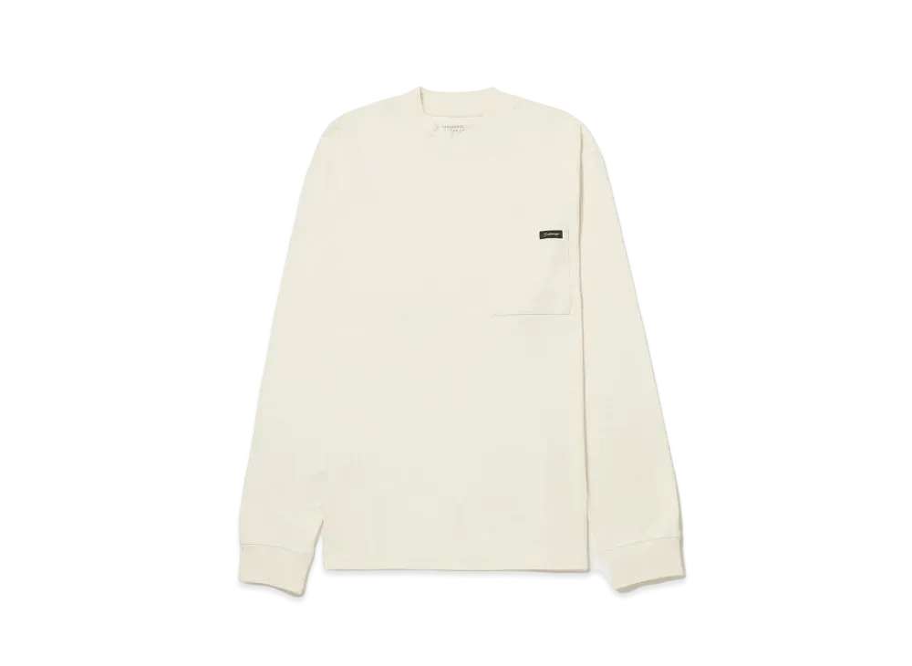 Saturdays NYC Dekalb Heavy Weight Mockneck LS "White"