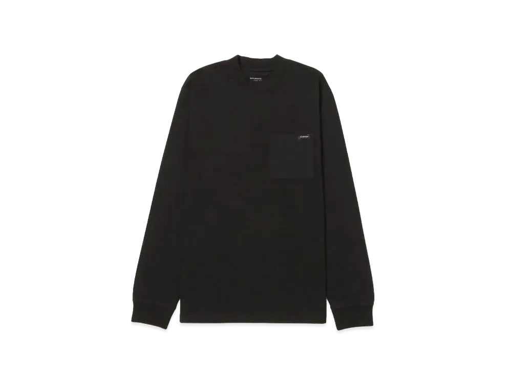 Saturdays NYC Dekalb Heavy Weight Mockneck LS "Black"