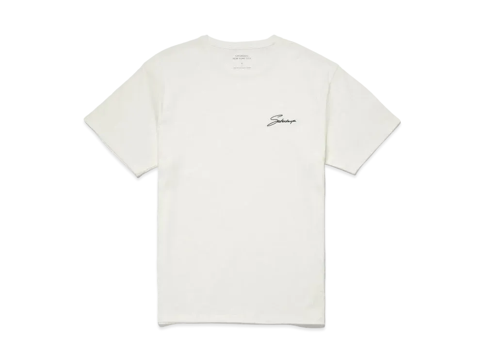 Saturdays NYC Signature Standard Short Sleeve Tee "White"