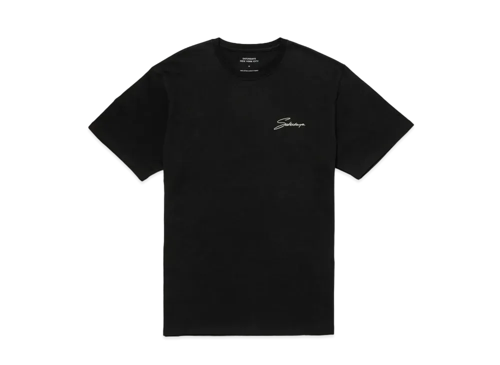 Saturdays NYC Signature Standard Short Sleeve Tee "Black"