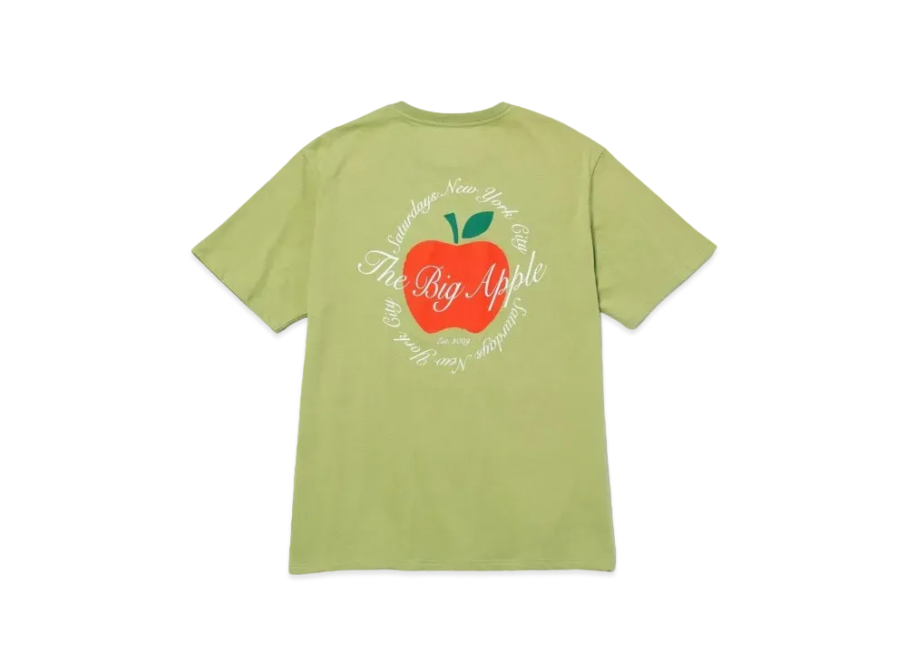 Saturdays NYC The Big Apple Standard SS Tee "Green"