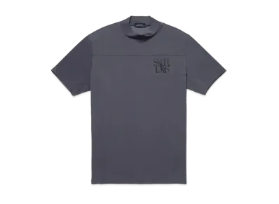 Saturdays NYC Pocket Mock Shirt S/S "Charcoal"