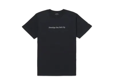 Saturdays NYC Miller Headline SS Tee "Black"