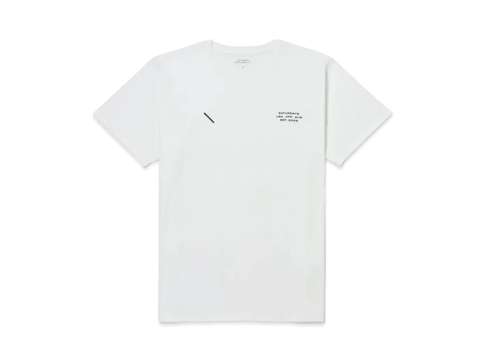 Saturdays NYC International SS Tee "White"