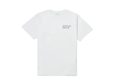 Saturdays NYC Gotham Rag Left SS Tee "White"