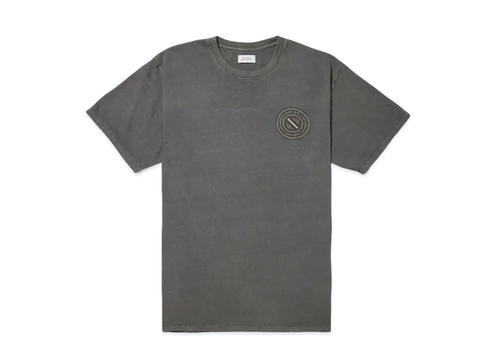 Saturdays NYC Pigment Circle Tee "Charcoal"