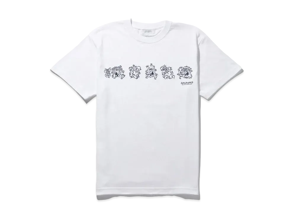 Saturdays NYC Wall Art S/S Tee "White"