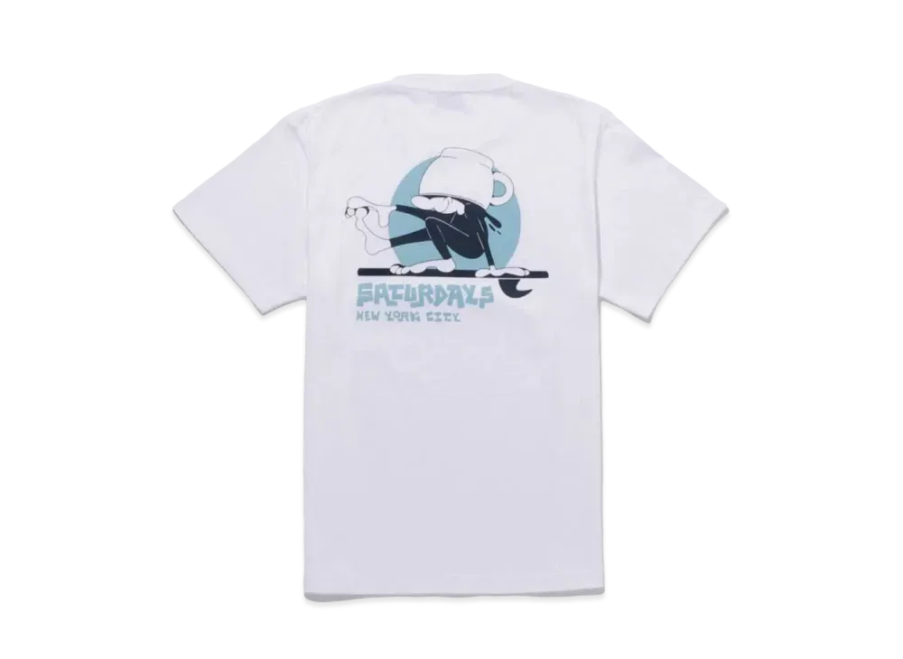 Saturdays NYC Morning Joe S/S Tee "White"