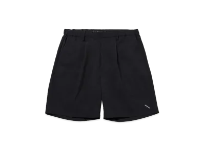 Saturdays NYC Seersucker One Tuck Short Pant "Black"