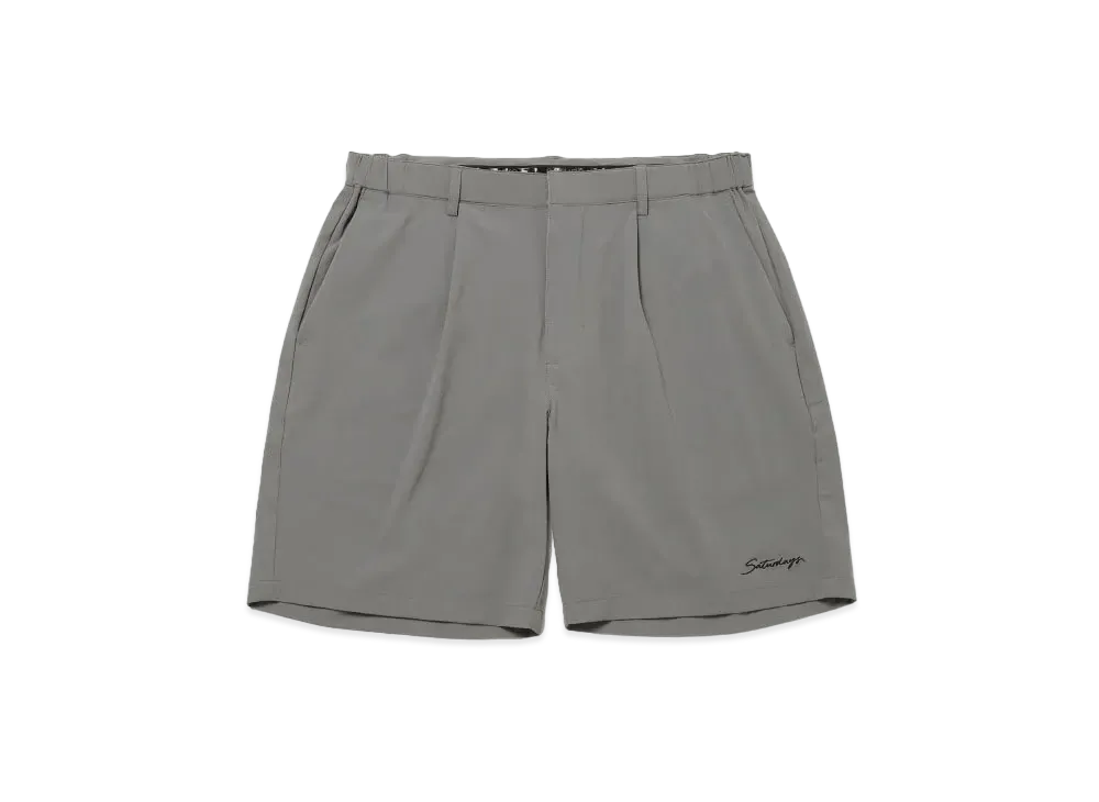 Saturdays NYC Nylon 4Way One Tuck Short Pant "Grey"