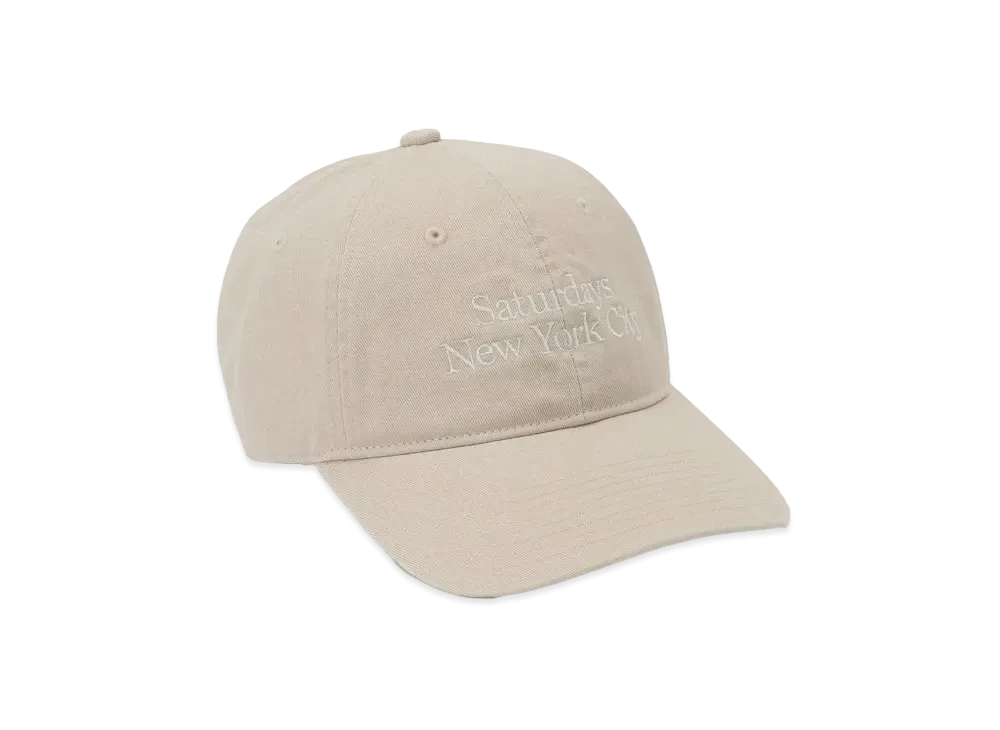 Saturdays NYC Washed Cap "Ivory"