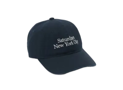 Saturdays NYC Washed Cap "Navy"