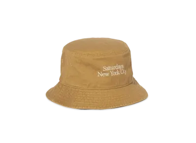 Saturdays NYC Washed Bucket Hat "Mustard"