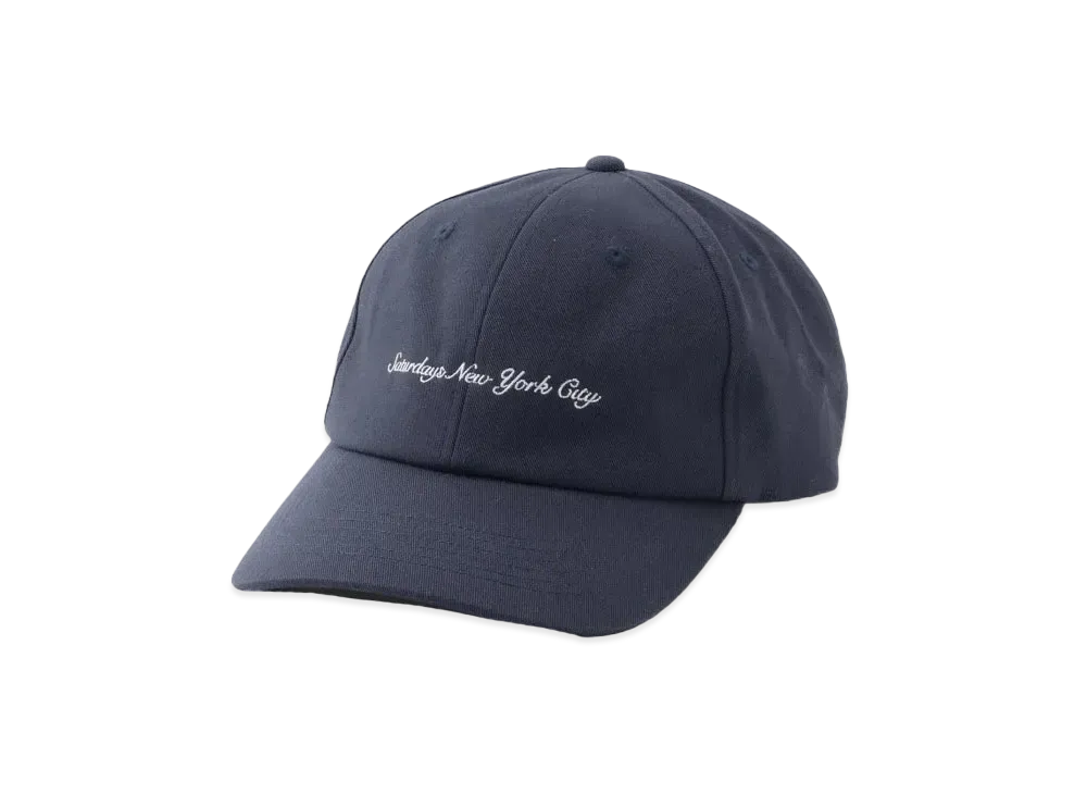 Saturdays NYC Embroidery Cap "Navy"