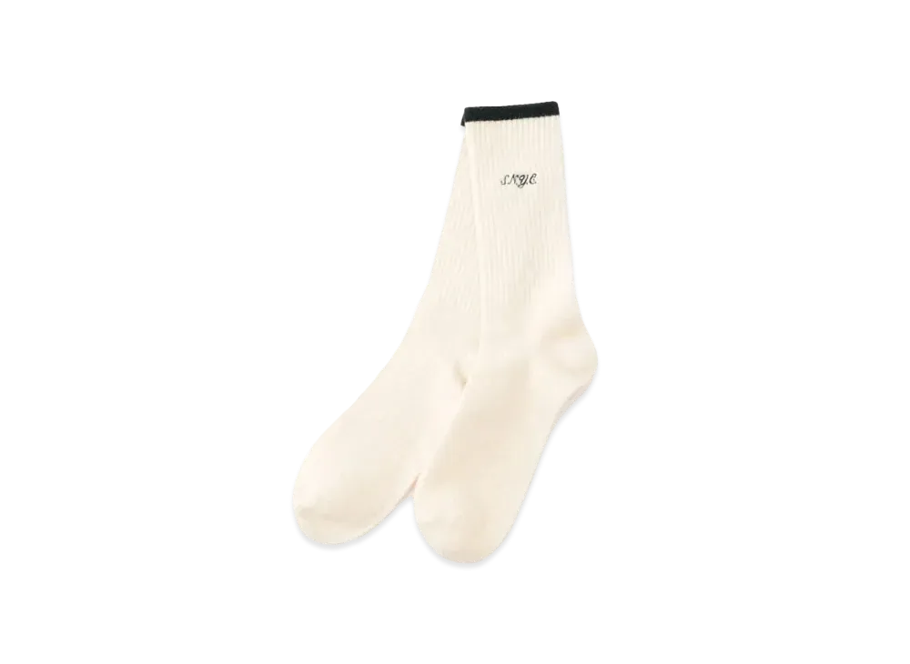 Saturdays NYC Wool Sock "White"